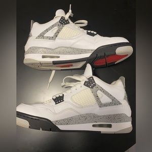 Jordan 4 White Cement